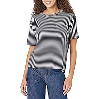 Amazon Essentials Women's Jersey Relaxed-Fit Short-Sleeve Crewneck Pocket T-Shirt (Previously Daily Ritual)