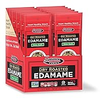 Seapoint Farms Dry Roasted Edamame, Sea Salt, Vegan, Gluten-Free, Kosher, and Non-GMO, Crunchy Snack for Healthy Snacking, 1.58 oz (Pack of 12)
