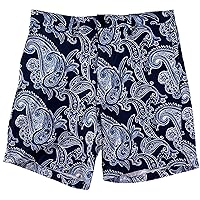 Ralph by Ralph Lauren Men's Polo Blue Paisley Stretch Straight FIT Performance Golf Shorts Size