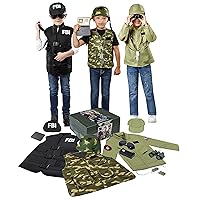 Forum Novelties Child's Tactical Hero Trunk Set (Soldier, Pilot, FBI), Small