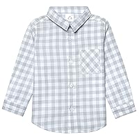 Gerber Baby-Boys Long Sleeve Button Up Plaid Shirt