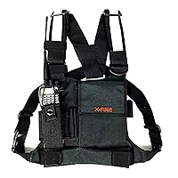 X-FIRE® Single Radio Chest Rig Harness w/Tool Pockets and 3m Reflective