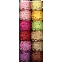 Valdani Size 12 Perle Cotton Embroidery Thread Delicious Ice Cream Collection (PC12-DIceCream)