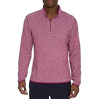 Robert Graham Men’s Cariso Long-Sleeve 1/4-zip Knit Pullover Shirt