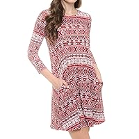 Long Sleeve Casual Dresses with Pockets for Woman 44 Colors