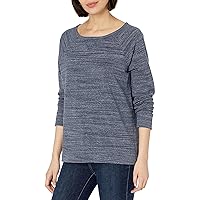 Daily Ritual Women's Oversized Terry Cotton and Modal High-Low Sweatshirt