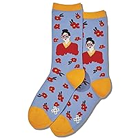 Hot Sox Women's Fun Conversation Starter Crew Socks-1 Pair Pack-Cool & Funny Gifts