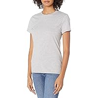 Hanes Womens 4.5 oz. 100% Ringspun Cotton Nano-T T-Shirt(SL04)-Light Steel-3XL