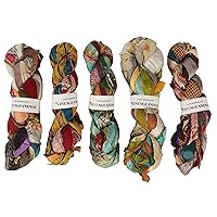 VintageandYou Recycled Pure Silk Cord Ribbon Cording Yarn 100 Grams/Skein