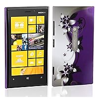 Hard Case Back Cover Works with Nokia Lumia 800 – Bumper Protection Skin Design: Purple Violet