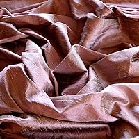 Iridescent Mauve Dupioni Silk, 100% Silk Fabric, by The Yard, 44