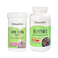 Digestive Health Bundle – Good Flora & Helpzymes - Potent Probiotics & Powerful Digestive Enzymes for Better Digestion & Absorption of Food Nutrients | Formulated by Frank Suarez