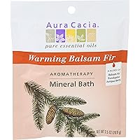 Aura Cacia Mineral Bath, Warming Balsam Fir, 2.5 Ounce