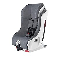 Clek Foonf Convertible Car Seat with Adjustable Headrest, Reclining Design, LATCH System, and Flame-Retardant-Free (Cloud)