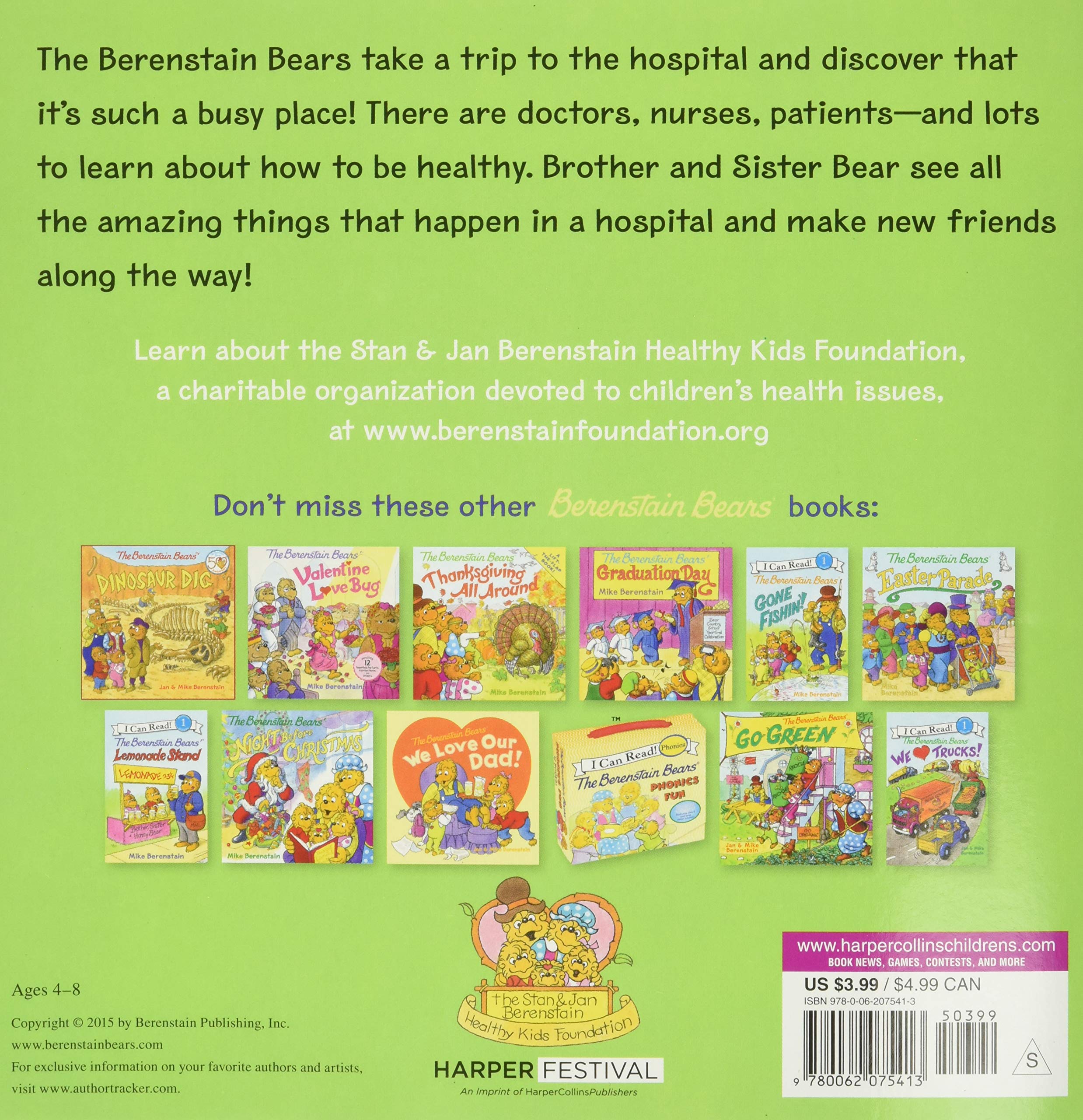 The Berenstain Bears: Hospital Friends