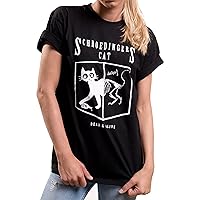 Nerdy Gifts for her Oversize Top Black - Schroedingers Cat - Sheldon Plus Size Top