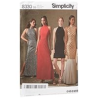 Simplicity Women's Open Back, Mermaid Style, and Little Black Dress Sewing Patterns, Sizes 4-12