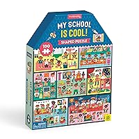 My School is Cool 100 Piece Puzzle House-Shaped Puzzle