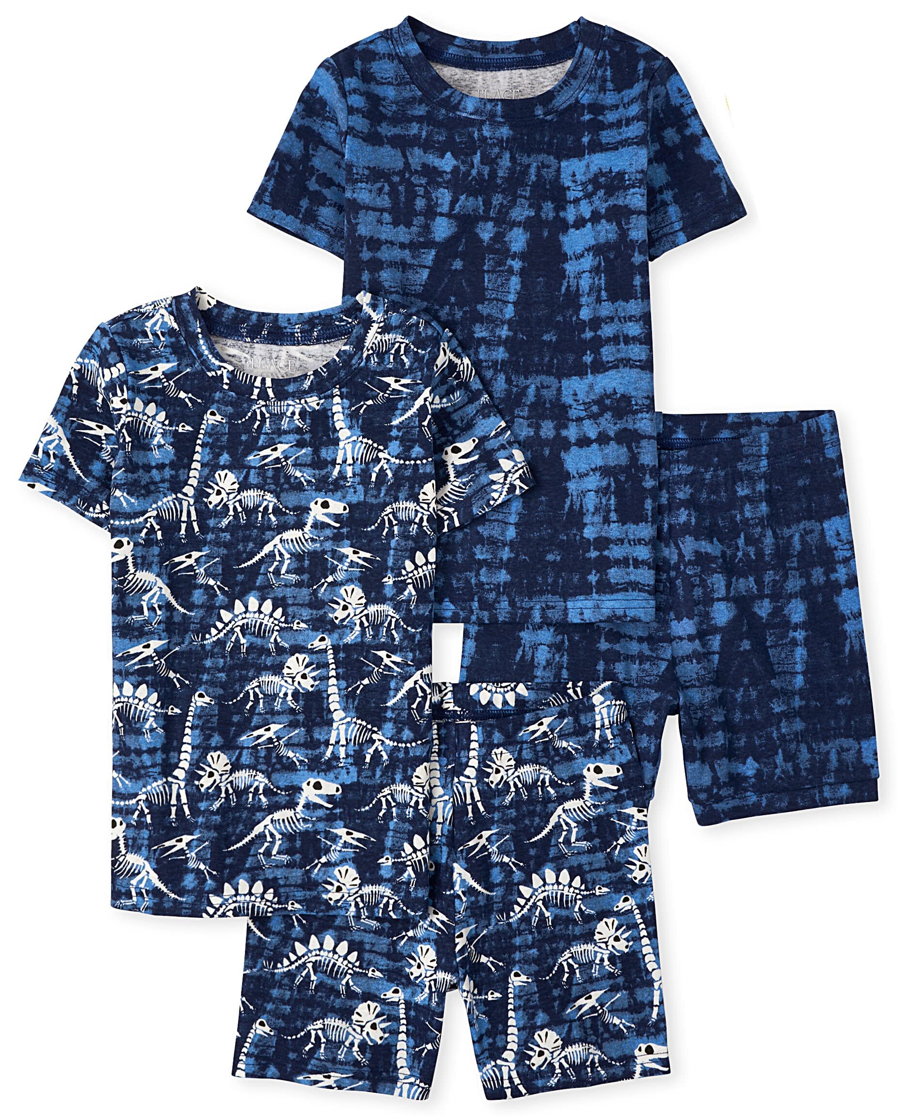 The Children's Place Baby Baby & Toddler-PJ Toddler Boys Sleeve Top and Shorts Pajama Sets