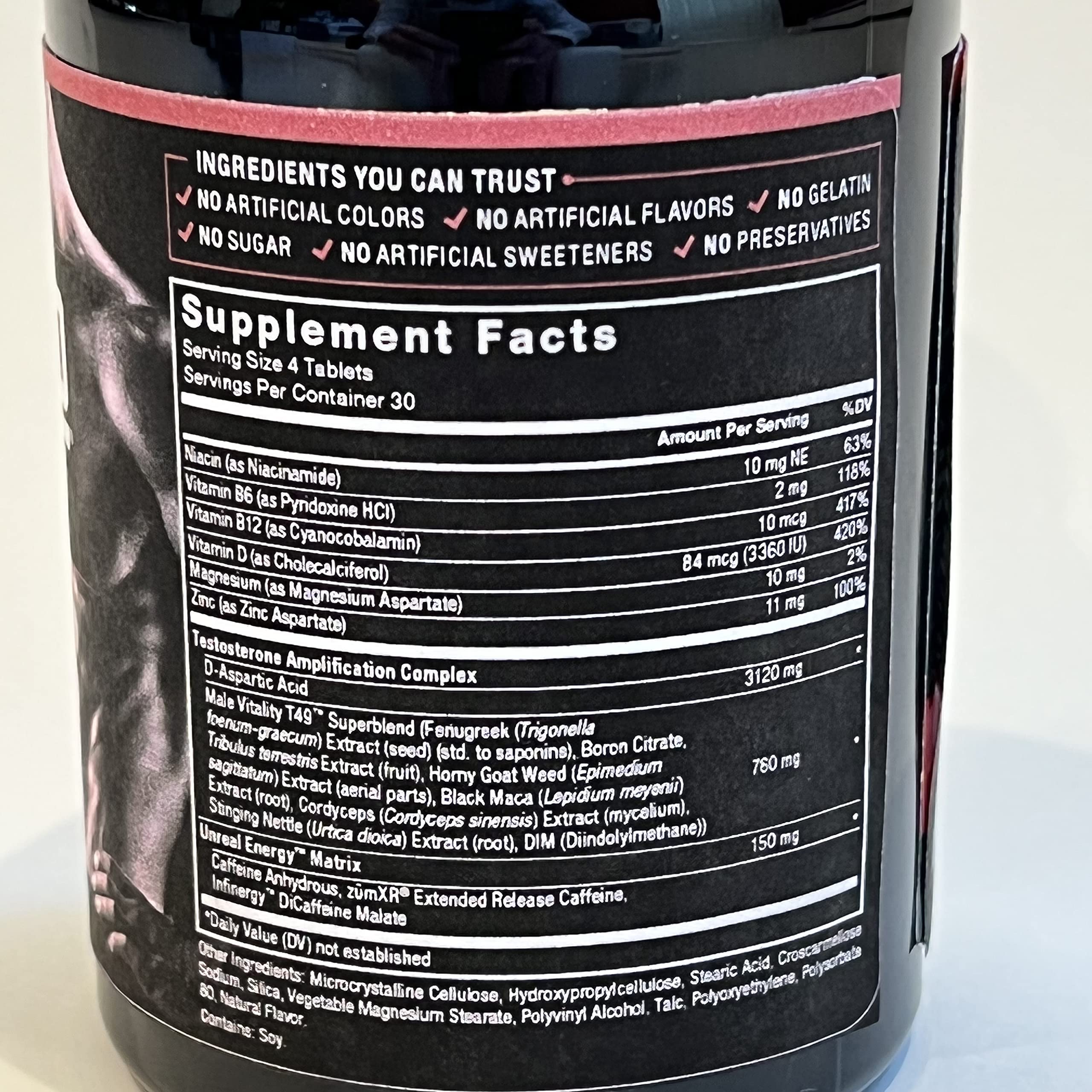 Force Factor Test X180 Boost Testosterone Booster and Energy Supplement for Men, Boost Energy, Increase Stamina, Enhance Vitality and Performance, with D-Aspartic Acid and Fenugreek, 120 Tablets