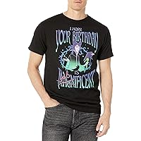 Young Men's Big & Tall Birthday Maleficent Short Sleeve T-Shirt