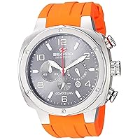 Men's SP3344 Guardian Analog Display Quartz Orange Watch, Grey