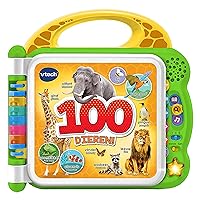 Vtech Baby - My First 100 Words - Discover and Meet 100 Different Animals - EN-EN - Educational Baby Toys - Sturdy and Sustainable Design - Age: 1 - 4 Years