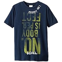 Diesel Big Boys' Tifin Nobody Is Perfect T-Shirt