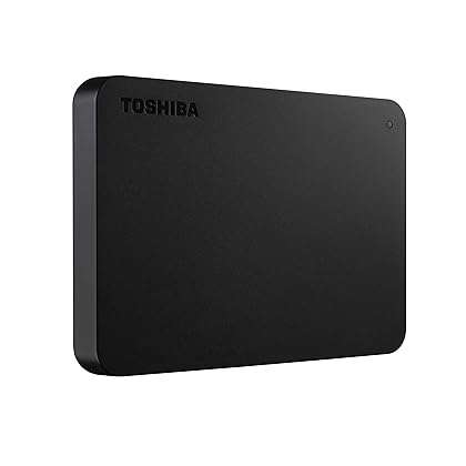 Toshiba Canvio Basics 2TB Portable External Hard Drive USB 3.0, Black - HDTB420XK3AA