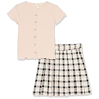 Jessica Simpson Girls Two Piece Short Sleeve Skirt Set