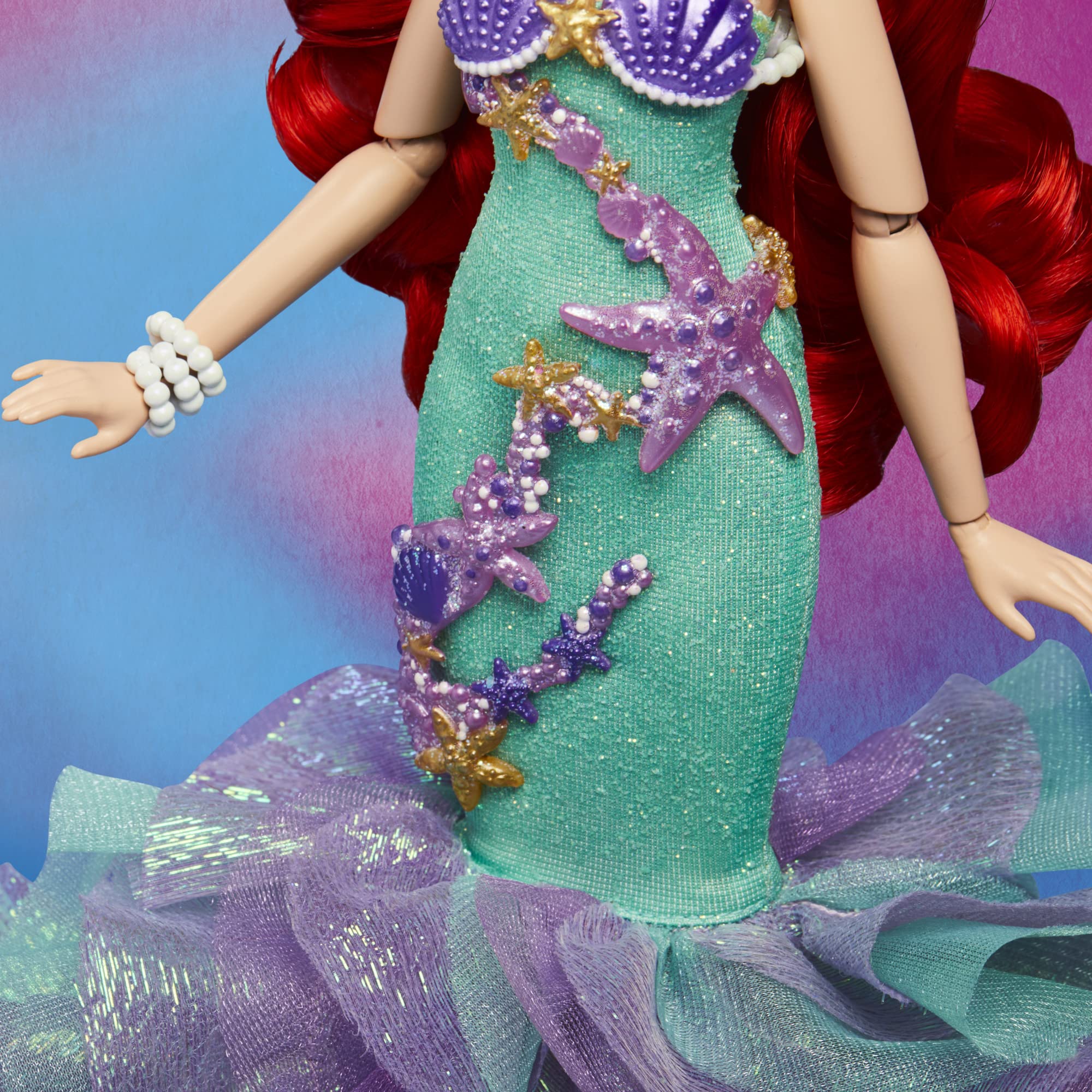 Disney Princess Style Series Ariel Fashion Doll, Deluxe Collector Doll with Accessories, The Little Mermaid Toy for Kids Ages 6 and Up