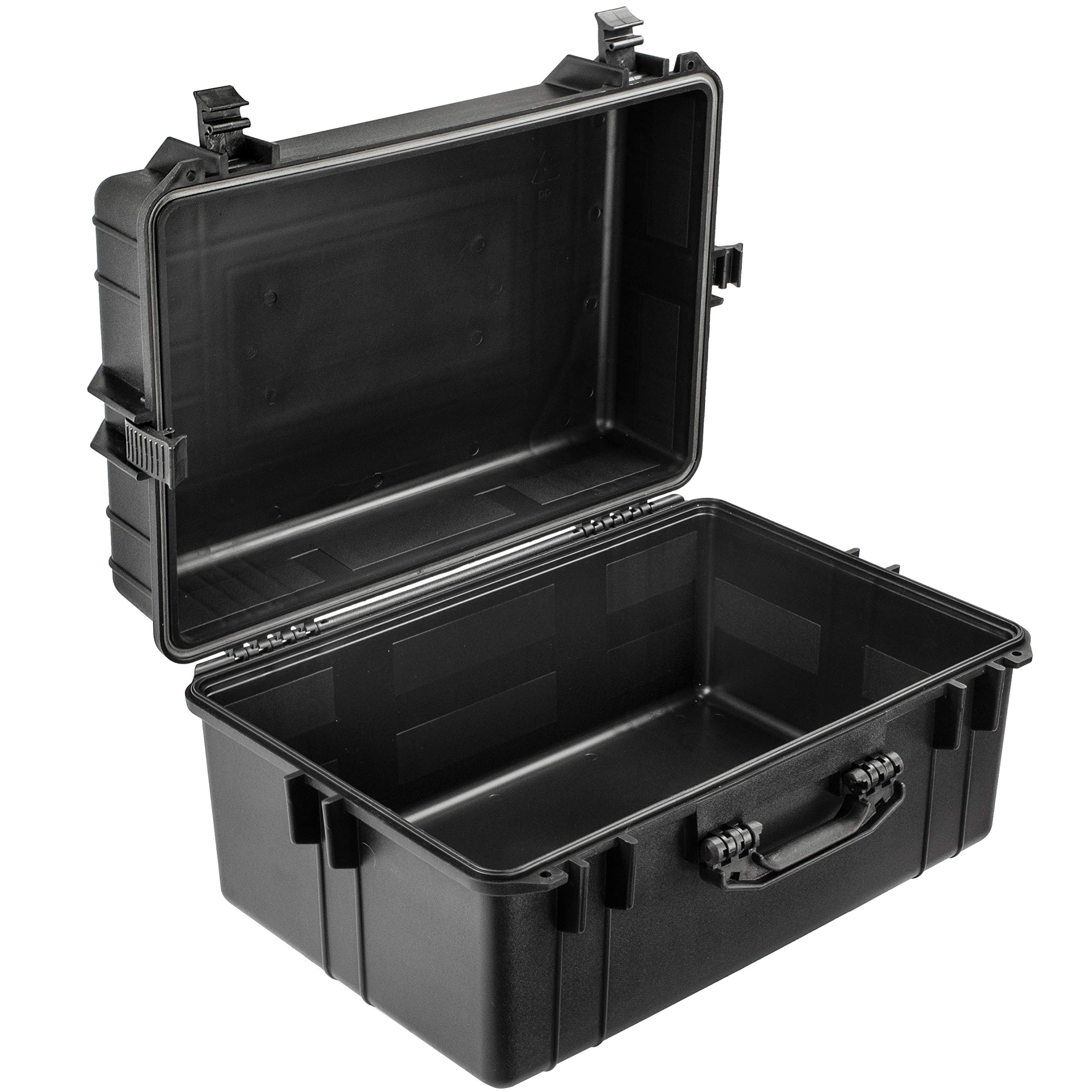 Eylar XL 24 inch Deep Protective Gear, Camera, Tools, Equipment Hard Case Waterproof w/Foam Black