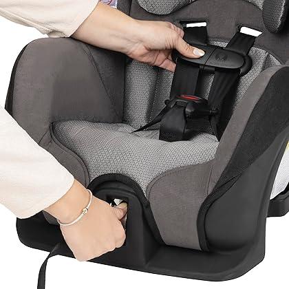 Evenflo Tribute 5 Convertible Car Seat, 2-in-1, Saturn Gray, 18.5x22x25.5 Inch (Pack of 1)