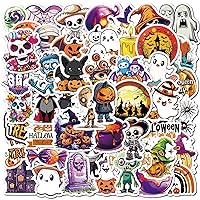 100Pcs Halloween Stickers for Kids Cute Stickers Waterproof Vinyl Stickers Decals for Water Bottle Laptop Phone Pencil Case Bike Luggage Skateboards Halloween Party Favors Decorations