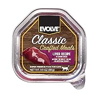 Evolve Classic Crafted Meals Liver Recipe Cat Food (Pack of 15)