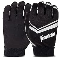 Youth Football Receiver Gloves - Shoktak Youth Gloves - Kids Football Receiver Gloves - High Grip Football Gloves for Kids