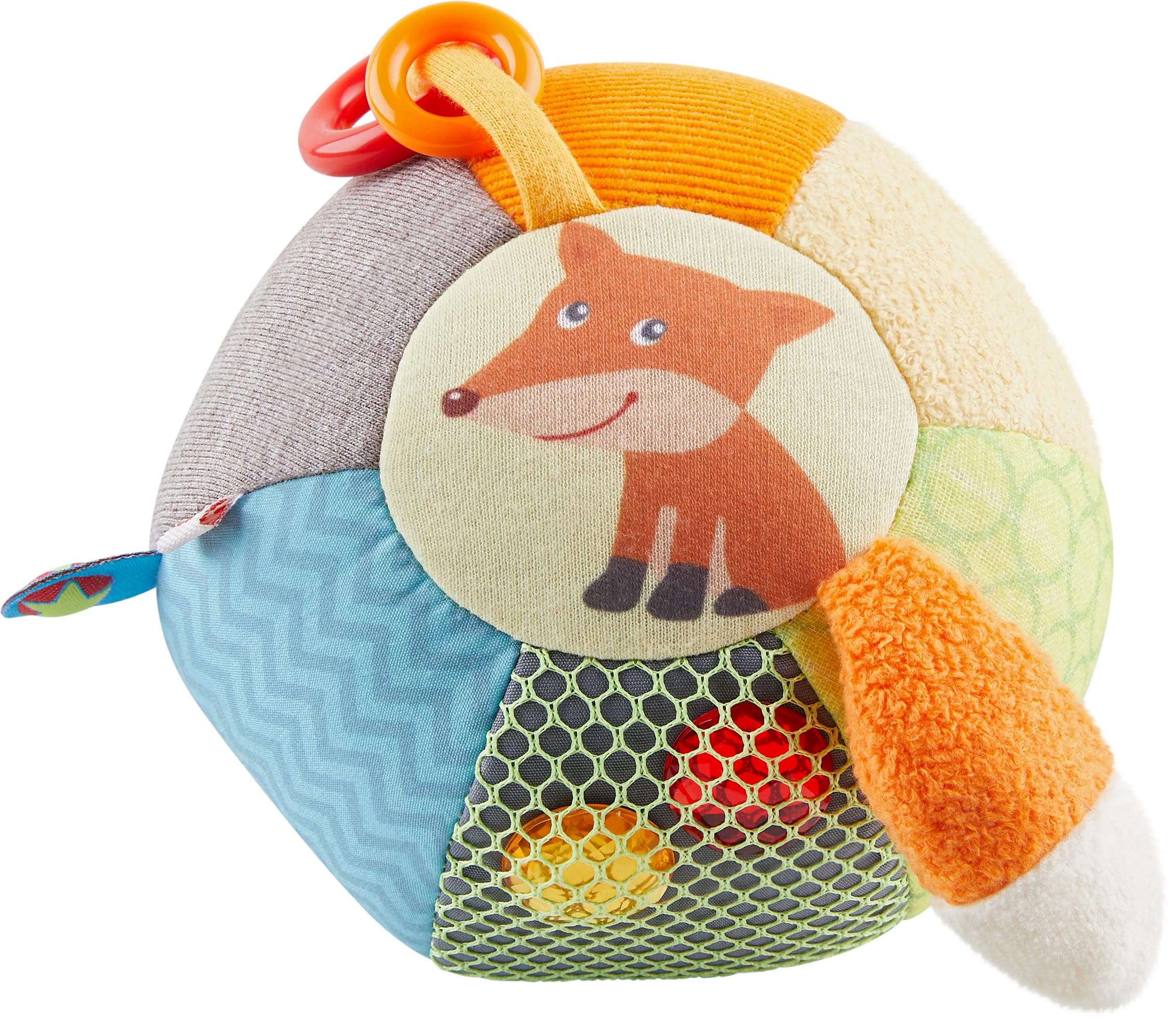 HABA Discovery Forest Friends Sensory Ball for Baby-Early Learning Toy-306893, 306893, Colourful