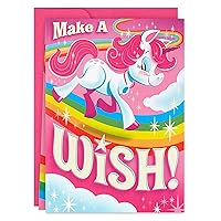 HALLMARK Jumbo Birthday Card for Kids (Rainbows, Unicorns)