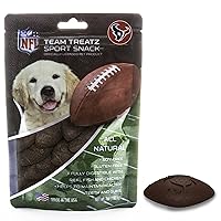 Nfl Houston Texans Dog Food Snack Treat Bone-Free. Dog Training Cookies Tasty Biscuits For Dog Rewards. Provides Healthy Dog Teeth & Gum, Soy-Free, Gluten-Free.
