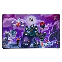 GMC Deluxe XL 2 Player Red & White Gaming Mat Compatible for Pokemon  Trading Card Game Stadium Board Playmat for Compatible Pokemon Trainers 