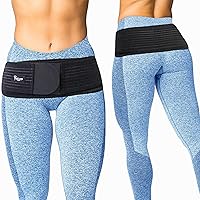 Sacroiliac SI Joint Support Belt for Women and Men - Reduce Sciatic, Pelvic, Lower Back and Leg Pain - Stabilize SI Joint (Regular (Hip Size 30-45