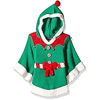 Blizzard Bay girls Girls Ugly Chrismas Sweater PonchoSweater