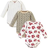 Hudson Baby unisex-baby Quilted Long Sleeve Cotton Bodysuits