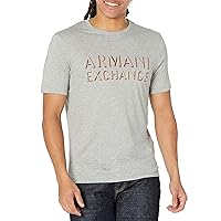 Emporio Armani Men's Shadow Logo Design Slim Fit T-Shirt