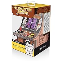 My Arcade Micro Player Mini Arcade Machine: Elevator Action Video Game, Fully Playable, 6.75 Inch Collectible, Color Display, Speaker, Volume Buttons, Headphone Jack, Battery or Micro USB Powered