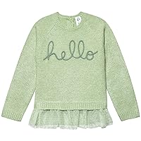 Gerber Baby-Girls Sweater With Tulle Trim