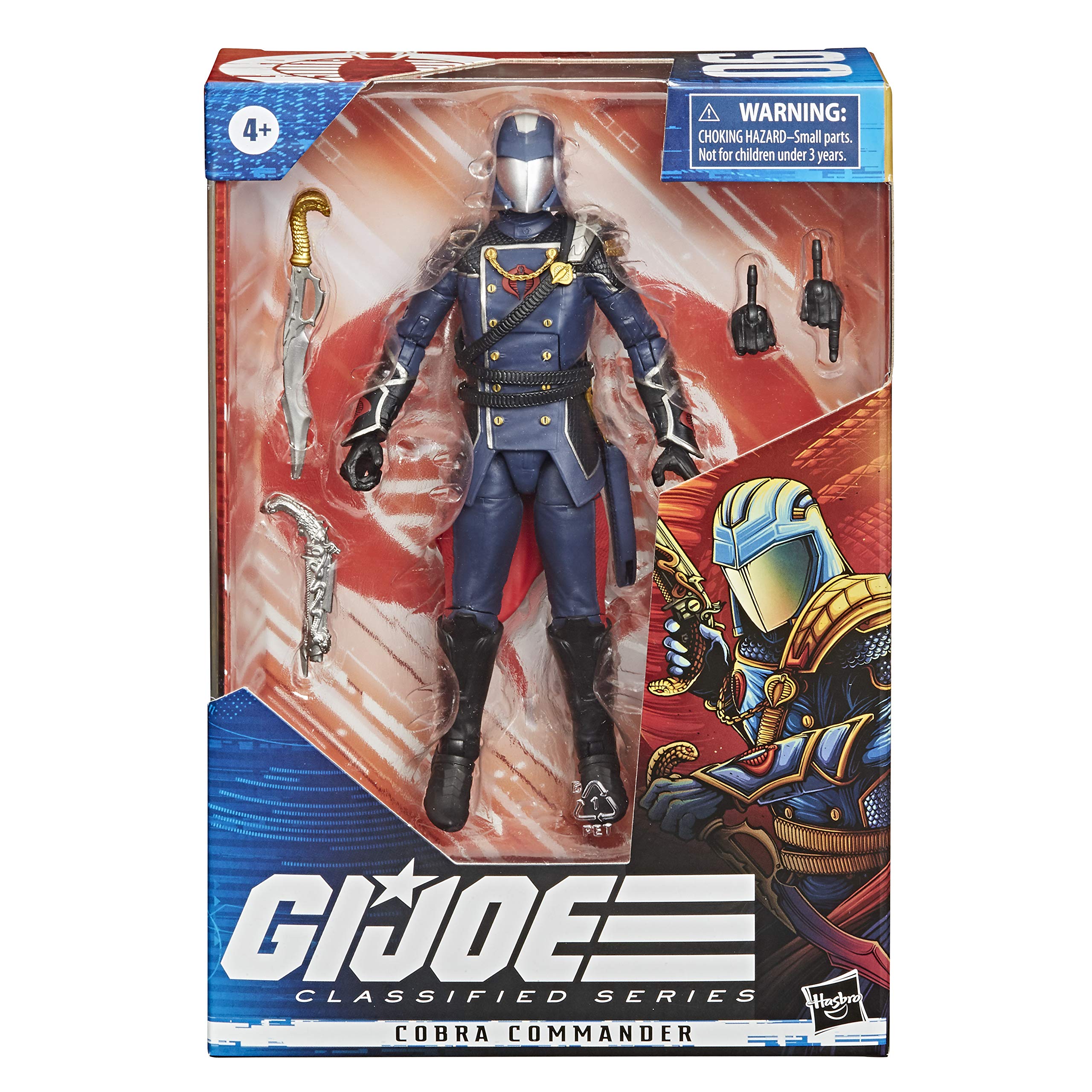 G. I. Joe Classified Series Cobra Commander Action Figure 06 Collectible Premium Toy, Multiple Accessories, 6-Inch Scale, Custom Package Art