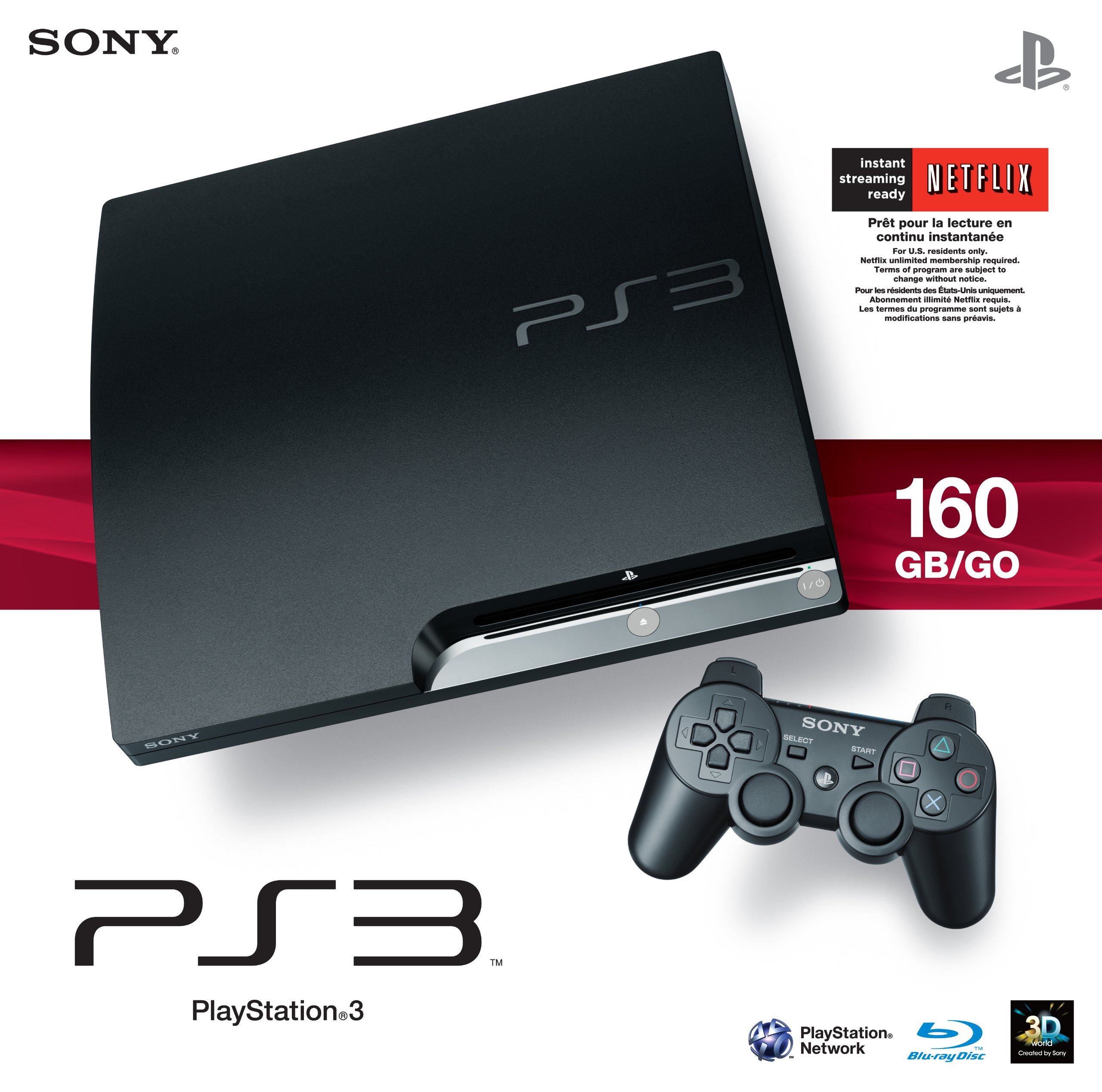 Sony Playstation 3 160GB System (Renewed)