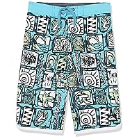 Quiksilver Boys Everyday Scallop Youth 14 Boardshort Swim Trunk, River Blue, 7X