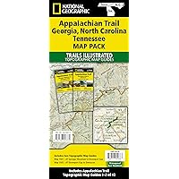 Appalachian Trail: Georgia, North Carolina, Tennessee [Map Pack Bundle] (National Geographic Trails Illustrated Map)